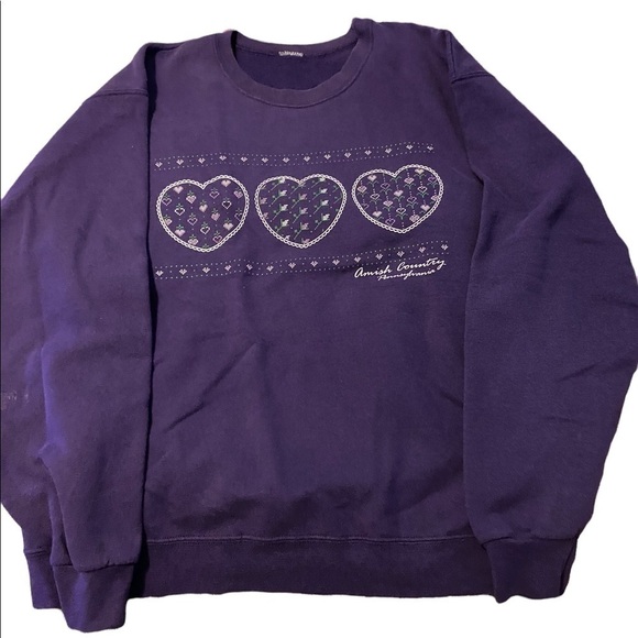 AMISH Country PA granny sweatshirt (size is missing approximate measurements) - Picture 1 of 7